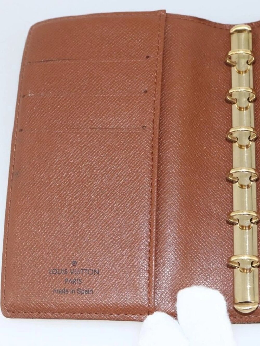 LOUIS VUITTON Monogram Agenda PM Day Planner Cover R20005 LV Auth BA11076 - Picture 12 of 16